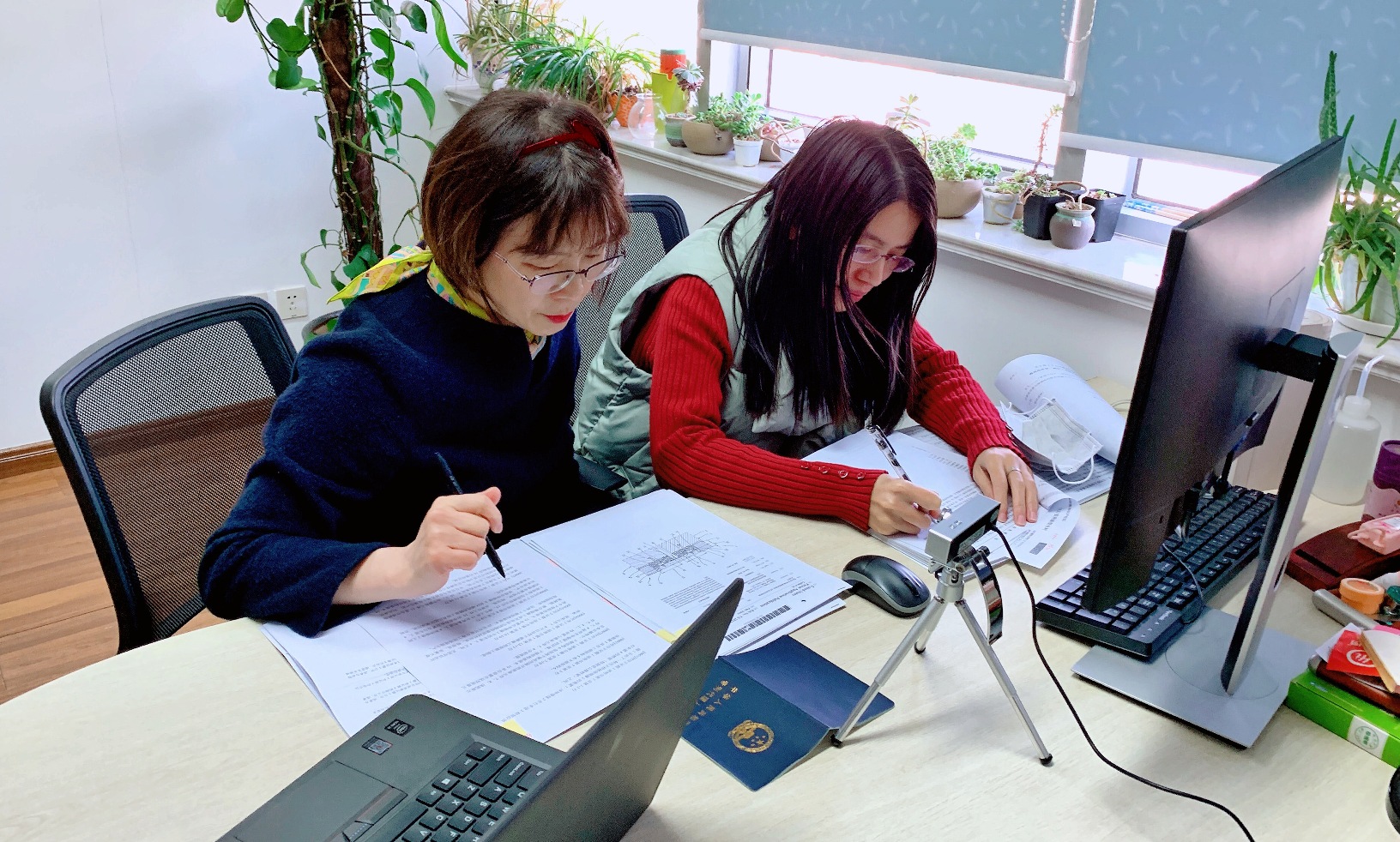 “疫情不停审，为专利局在线口审点赞”